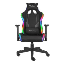 Ігрове крісло Genesis Trit 600 RGB до 150 кг з екошкіри, чорний