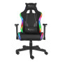 Ігрове крісло Genesis Trit 600 RGB до 150 кг з екошкіри, чорний