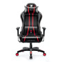 Ігрове крісло Diablo Chairs X-One 2.0 King Size до 160 кг з еко-шкіри чорно-червоного кольору