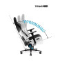Ігрове крісло Diablo Chairs X-Player 2.0 King Size до 160 кг ЕКО-шкіра Чорно-біла