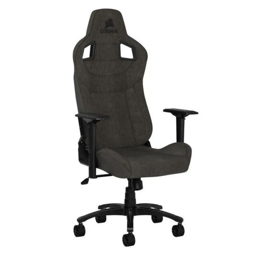 Ігрове крісло Corsair T3 Rush Тканина темно-сіра вагою до 120 кг