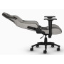 Ігрове крісло Corsair T3 Rush до 120 кг. Тканина світло-сіра