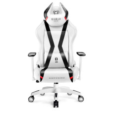 Крісло Diablo Chairs X-Horn 2.0 King Size Gaming Chair до 180 кг ЕКО-шкіра чорно-біла
