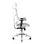 Diablo Chairs V-Basic Офісне крісло нормального розміру до 150 кг Тканина біло-сіра