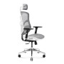 Diablo Chairs V-Basic Офісне крісло нормального розміру до 150 кг Тканина біло-сіра