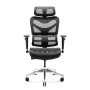 Офісне крісло Diablo Chairs V-Commander до 140 кг, тканина чорного кольору