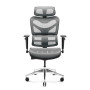 Офісне крісло Diablo Chairs V-Commander до 140 кг. Тканина чорно-сіра
