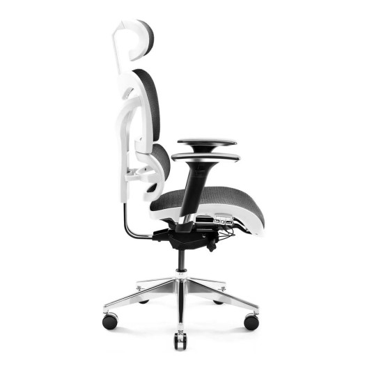 Diablo Chairs V-Commander Офісне крісло нормального розміру до 140 кг, тканина чорно-біла