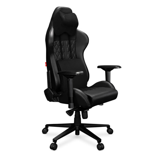 Шкіряне офісне крісло Yumisu 2050 до 150 кг, шкіра ECO Black