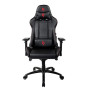 Arozzi Verona Signature PU ігрове крісло до 130 кг з екошкіри чорно-червоний