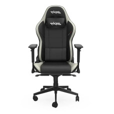 Ігрове крісло SPC Gear SPG054 SR600 Ekipa Edition до 120 кг ЕКО-шкіра чорно-біла