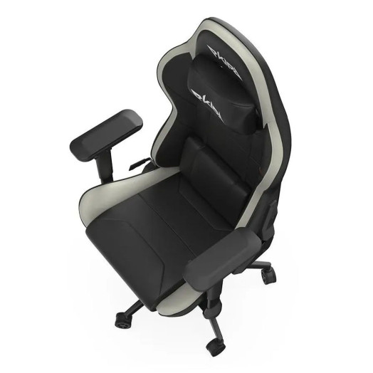 Ігрове крісло SPC Gear SPG054 SR600 Ekipa Edition до 120 кг ЕКО-шкіра чорно-біла