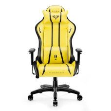 Diablo Chairs X-One 2.0 Normal Size Electric Yellow Gaming Chair до 136 кг ECO Leather Fabric Yellow-Black