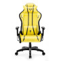Diablo Chairs X-One 2.0 Normal Size Electric Yellow Gaming Chair до 136 кг ECO Leather Fabric Yellow-Black