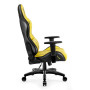 Diablo Chairs X-One 2.0 Normal Size Electric Yellow Gaming Chair до 136 кг ECO Leather Fabric Yellow-Black
