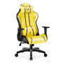 Diablo Chairs X-One 2.0 Normal Size Electric Yellow Gaming Chair до 136 кг ECO Leather Fabric Yellow-Black