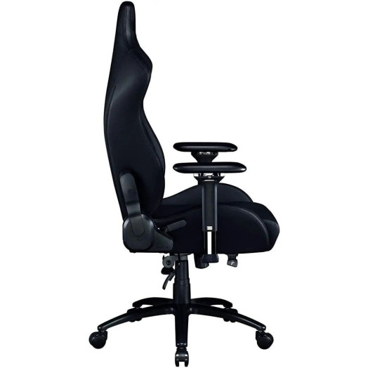 Ігрове крісло Razer Iskur до 130 кг з екошкіри чорного кольору