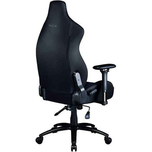 Ігрове крісло Razer Iskur до 130 кг з екошкіри чорного кольору