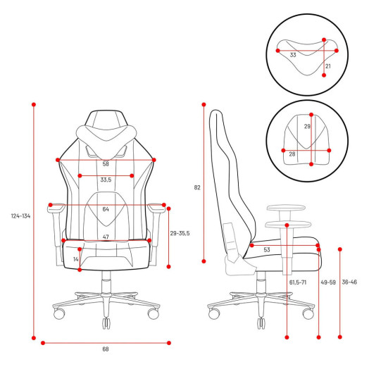 Diablo Chairs X-Player 2.0 Ігрове крісло нормального розміру до 150 кг ЕКО шкіра Темний соняшник