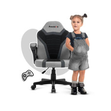 Сітчасте крісло Huzaro Ranger 1.0 для дітей до 130 кг, тканина сірого кольору