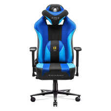 Крісло Diablo Chairs X-Player 2.0 King Size Gaming Chair до 160 кг ECO Leather Fabric Frost black