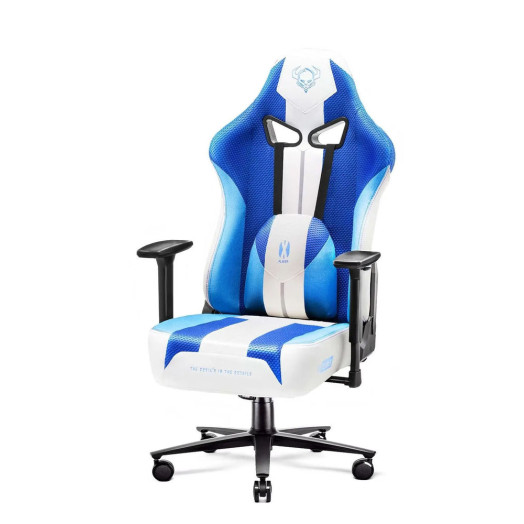 Diablo Chairs X-Player 2.0 Ігрове крісло нормального розміру до 150 кг ЕКО-шкіра біло-синя