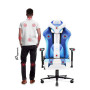 Diablo Chairs X-Player 2.0 Ігрове крісло нормального розміру до 150 кг ЕКО-шкіра біло-синя