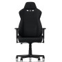 Ігрове крісло Nitro Concepts S300 Stealth Black до 135 кг, чорна тканина