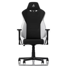 Ігрове крісло Nitro Concepts S300 Radiant White до 135 кг, чорно-біла тканина