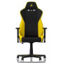 Ігрове крісло Nitro Concepts S300 Astral Yellow до 135 кг, чорно-жовта тканина