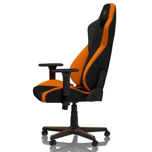 Ігрове крісло Nitro Concepts S300 Horizon Orange до 135 кг. Тканина чорно-помаранчева