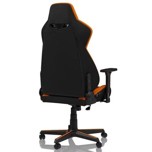 Ігрове крісло Nitro Concepts S300 Horizon Orange до 135 кг. Тканина чорно-помаранчева