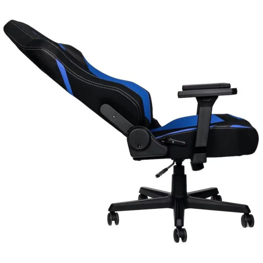 Ігрове крісло Nitro Concepts X1000 Galactic Blue до 135 кг, чорно-синя тканина