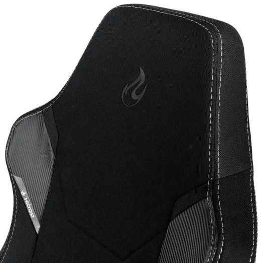 Ігрове крісло Nitro Concepts X1000 Stealth Black до 135 кг, чорна тканина
