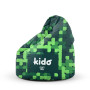 Стільці Diablo KIDO Дитячий пуф з тканини Craft Green