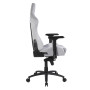 Ігрове крісло Deltaco GAM-121-LG до 130 кг Тканина світло-сіра