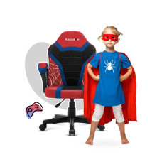 Сітчасте крісло Huzaro Ranger 1.0 для дітей до 130 кг тканина павук чорно-червоне