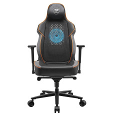 Ігрове крісло Cougar NxSys Aero до 160 кг ПВХ шкіряна тканина чорно-помаранчева