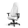 Ігрове крісло Noblechairs ICON White Edition до 150 кг з екошкіри High Tech White