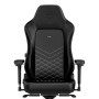 Noblechairs HERO Black Platinum White Gaming Chair до 150 кг ЕКО шкіра чорно-білий