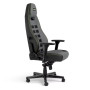 Ігрове крісло Noblechairs LEGEND Shure Edition до 150 кг з екошкіри High Tech сіро-чорний