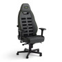 Ігрове крісло Noblechairs LEGEND Shure Edition до 150 кг з екошкіри High Tech сіро-чорний