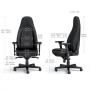 Ігрове крісло Noblechairs ICON Black Edition до 150 кг з екошкіри High Tech Black