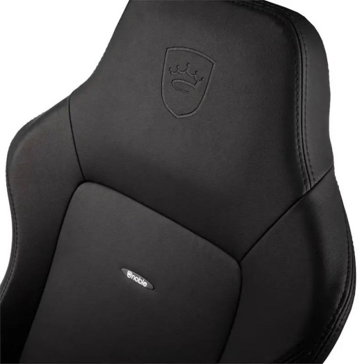 Ігрове крісло Noblechairs HERO Black Edition до 150 кг з екошкіри High Tech Black