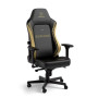 Ігрове крісло Noblechairs HERO Elden Ring Edition до 150 кг з чорної та золотистої екошкіри