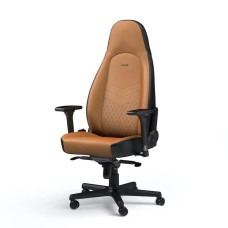 Ігрове крісло Noblechairs ICON до 150 кг, натуральна шкіра, коричнево-чорне