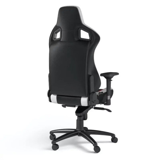 Ігрове крісло Noblechairs EPIC до 120 кг з натуральної шкіри чорно-білого кольору