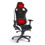 Ігрове крісло Noblechairs EPIC до 120 кг з натуральної шкіри чорно-білого кольору