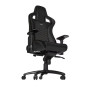 Ігрове крісло Noblechairs EPIC Black Gold до 120 кг з екологічно чистої шкіри чорно-золотий
