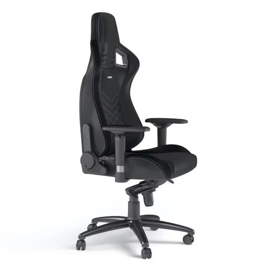 Noblechairs EPIC Black Blue Gaming Chair до 120 кг ECO Leather Чорно-синій